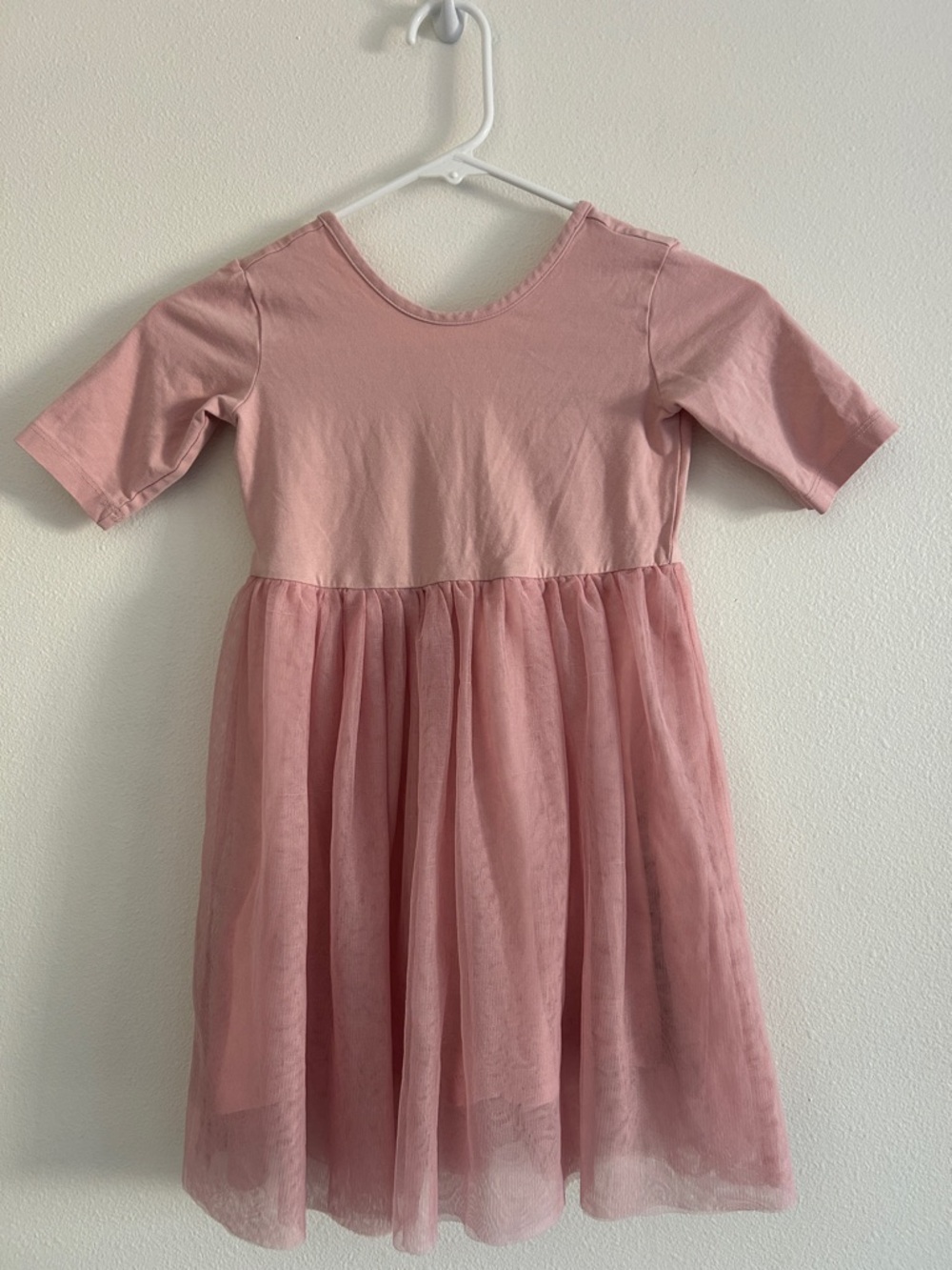 Hanna Anderson Pink tulle dress Size 6-7 120
